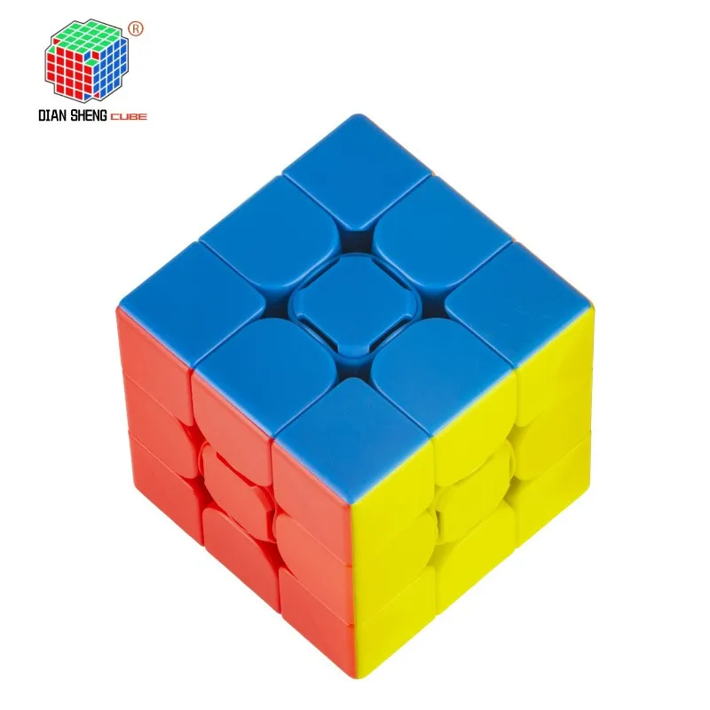 

DIANSHENG Magico Cubo 3x 3 скоростной куб без наклеек магический куб 3x3x3 головоломки игрушки 56 мм мастер 3*3*3 큐브 кубики вол Рубикс