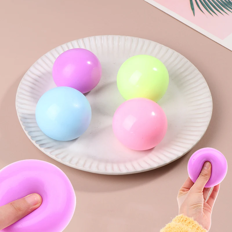 

Simulated Funny Pinch Super Sticky Fluid Puff Cake Slow Rebound Decompression Toy Mini Squeeze Toy Slow Rising Food Toy