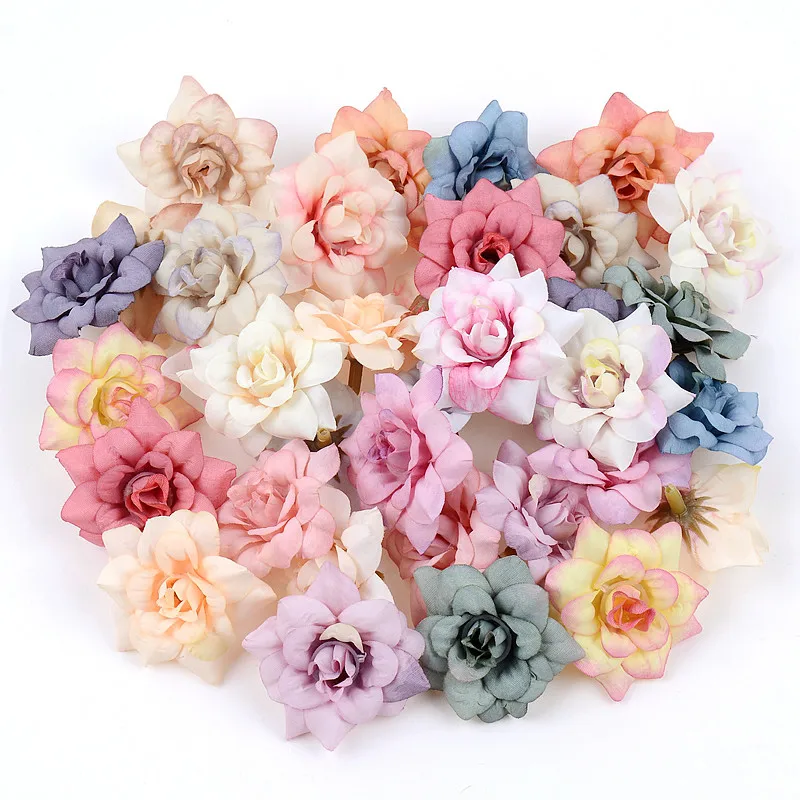 Artificial Flower 4.5cm Silk Rose Head For Wedding Home New Year Decoration DIY Garland Scrapbook Gift Box Craft Flowers
Artificial Flower 4.5cm Silk Rose Head For Wedding Home New Year Decoration DIY Garland Scrapbook Gift Box Craft Flowers
