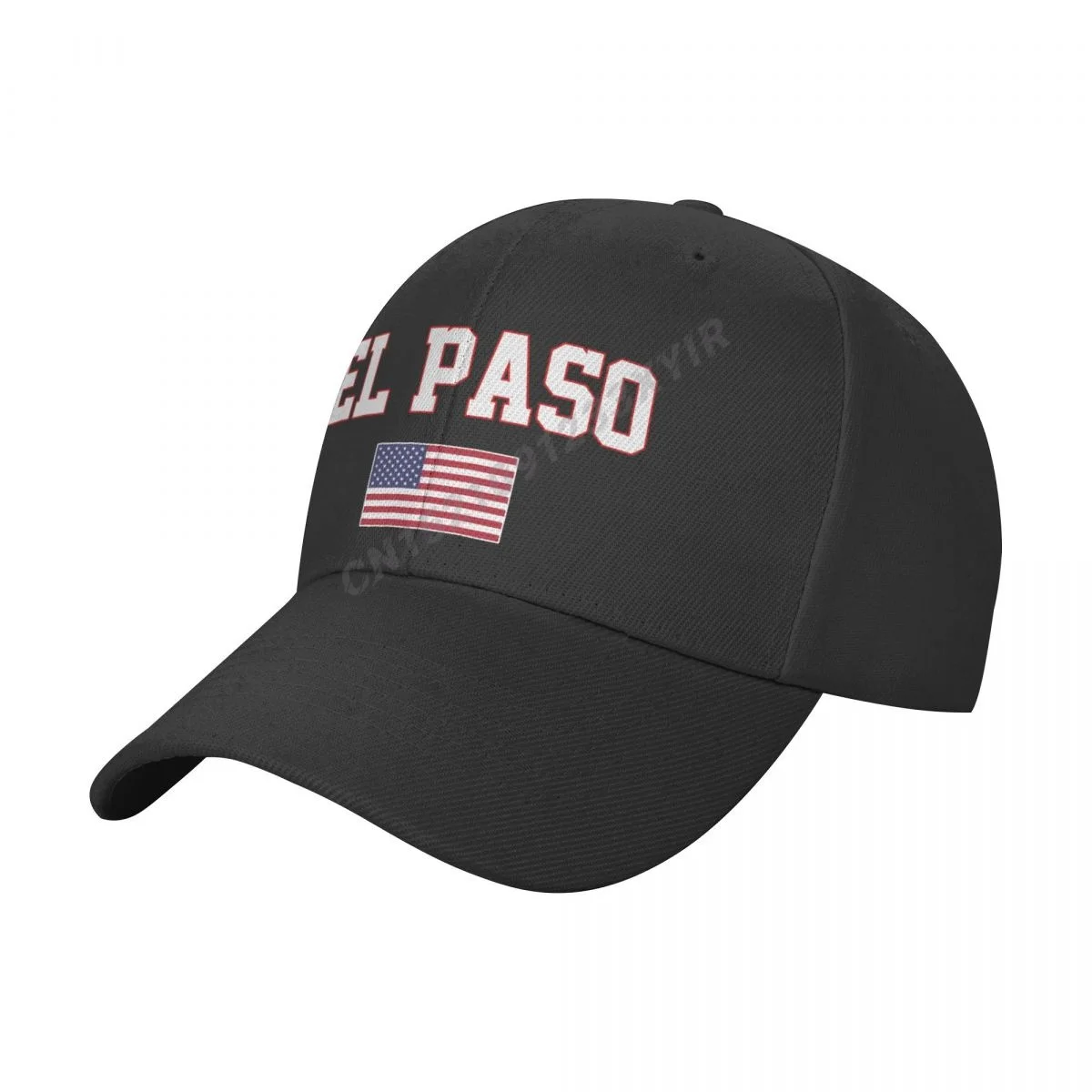 

Baseball Cap El Paso America Flag USA United States City Wild Sun Shade Peaked Adjustable Outdoor Caps