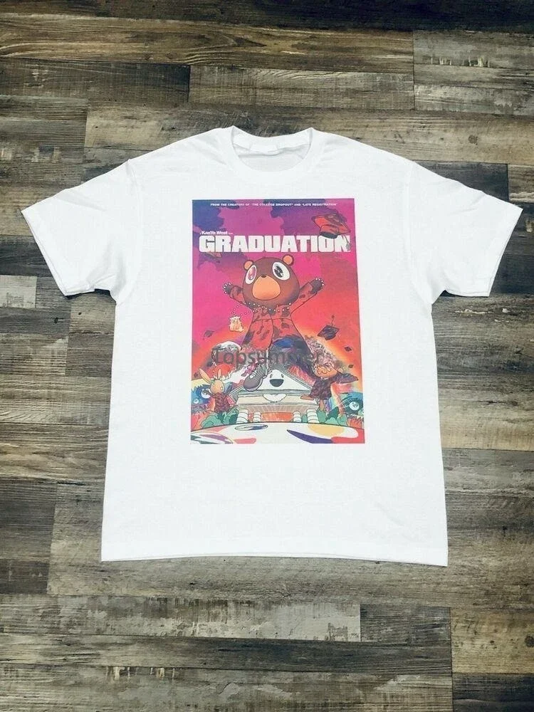 2000’S Vintage Style Kanye West Graduation Hip Hop Rap T Shirt 
2000’S Vintage Style Kanye West Graduation Hip Hop Rap T Shirt