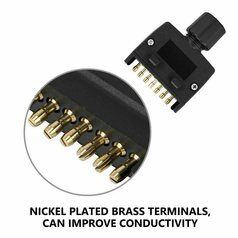 Newest Wholesale Accessories High Quality Trailer Adapter Boat Quick Fit Flat Plug Plastic 5pcs 7 Pin AU Black
Newest Wholesale Accessories High Quality Trailer Adapter Boat Quick Fit Flat Plug Plastic 5pcs 7 Pin AU Black