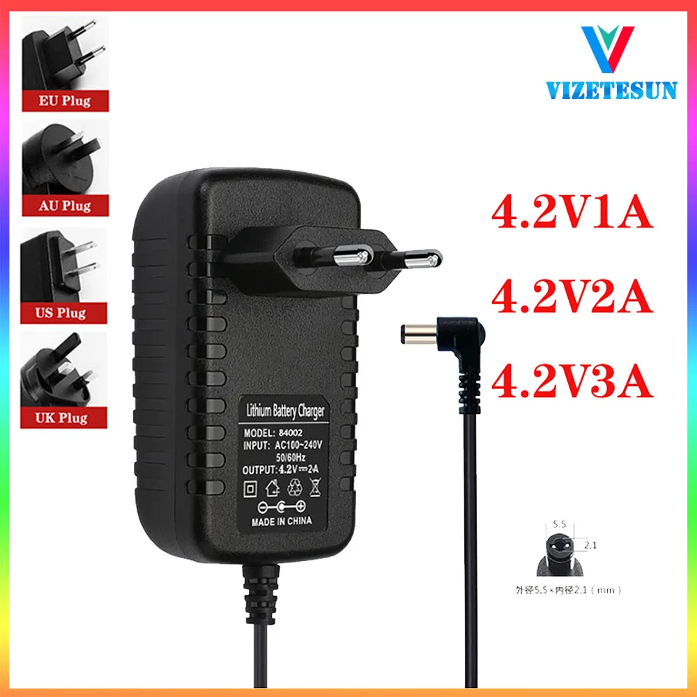 4.2V 1A 2A 3A 18650 Lithium Battery Charger For 1S Battery Pack Screwdriver Battery Socket Female Panel Mount 90 Degree Elbow
4.2V 1A 2A 3A 18650 Lithium Battery Charger For 1S Battery Pack Screwdriver Battery Socket Female Panel Mount 90 Degree Elbow