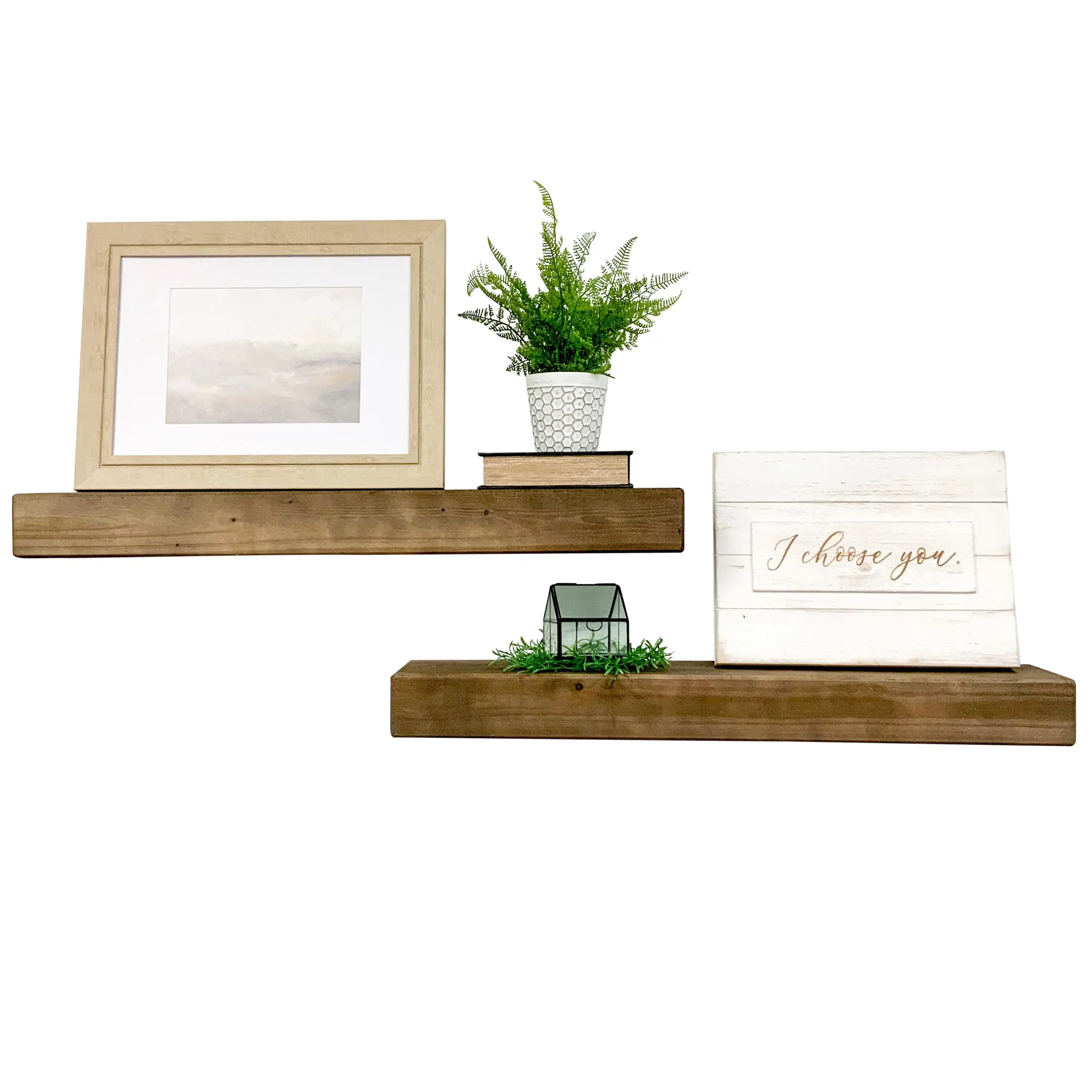 Woven Paths Dark Walnut 36inch Artisan Haute Floating Set of 2 High Load-bearing Strong Stable and Durable Mantle Shelves
Woven Paths Dark Walnut 36inch Artisan Haute Floating Set of 2 High Load-bearing Strong Stable and Durable Mantle Shelves