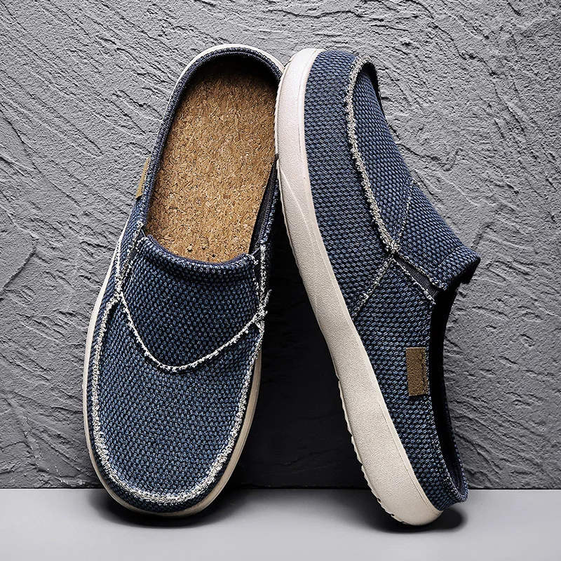 New Summer Men Slippers Classic Outdoor Slip-on Canvas Shoes Men Light Breathable Flat Loafers Soft Indoor Home Casual Slippers
New Summer Men Slippers Classic Outdoor Slip-on Canvas Shoes Men Light Breathable Flat Loafers Soft Indoor Home Casual Slippers
