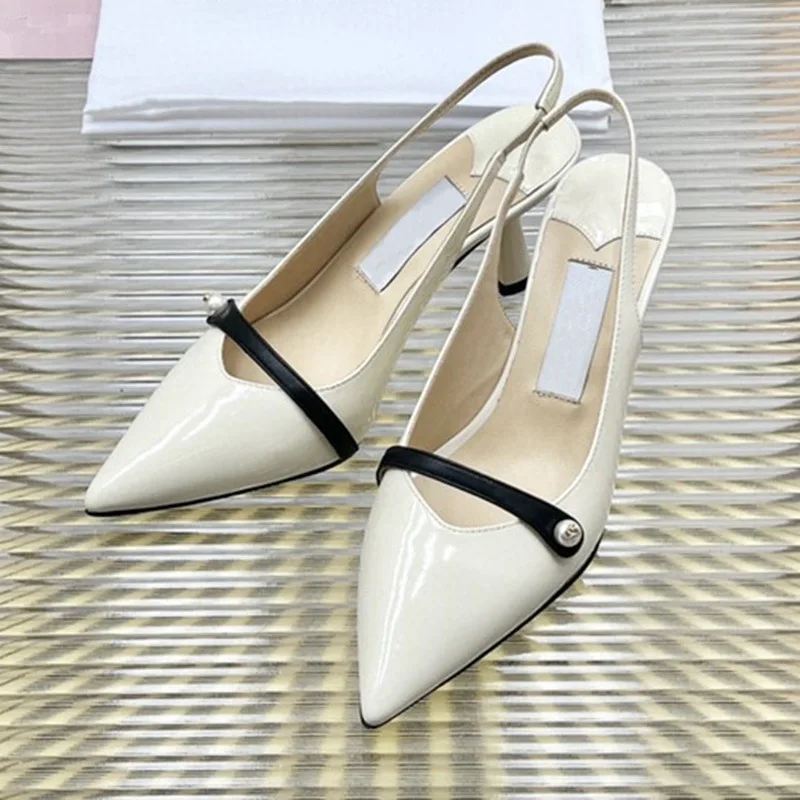 2023 Fashion Brand Summer Women Shoes Spike Low Heel Pointed Toe Solid Colors Sandals Slip On Pumps Casual Chaussures Femme
2023 Fashion Brand Summer Women Shoes Spike Low Heel Pointed Toe Solid Colors Sandals Slip On Pumps Casual Chaussures Femme