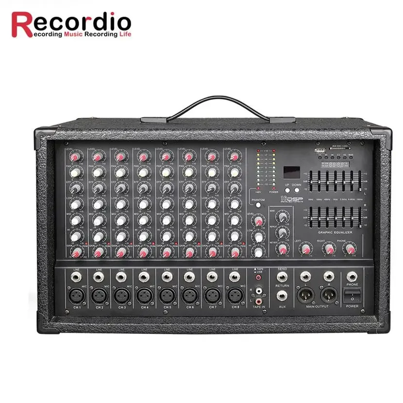 

GAX-EB8 Good Selling Recodio Dj Mixer Audio For Wholesales