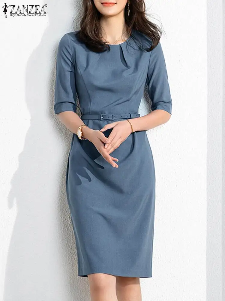 ZANZEA Fashion Slimming Party Dresses Sexy Wrap Mini Dress 2024 Women Short Sleeve Short Robe Solid Pleated Wrap Hips Vestido
ZANZEA Fashion Slimming Party Dresses Sexy Wrap Mini Dress 2024 Women Short Sleeve Short Robe Solid Pleated Wrap Hips Vestido
