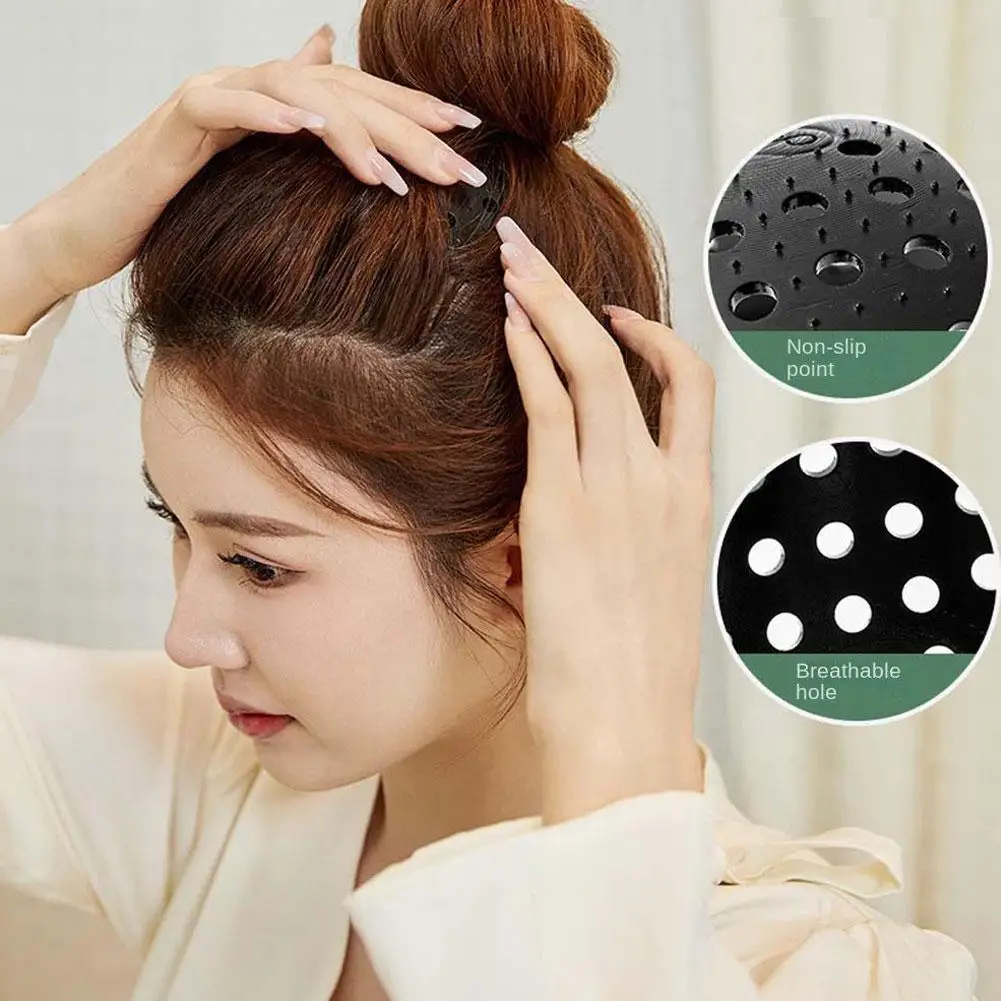 1PC Pomelo Skin High Skull Top Black Invisible Hair Pad, With A Aaised FlaT On The Back Of The Head, A Round Ball Shaped He
1PC Pomelo Skin High Skull Top Black Invisible Hair Pad, With A Aaised FlaT On The Back Of The Head, A Round Ball Shaped He