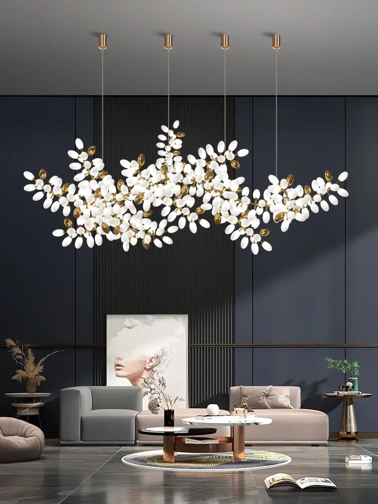 

Nordic Luxury Grapes Bunch Chandelier Hanging Lamp for Dining Room Living Room Loft Villa Hotel Hall Decor Pendant Lights