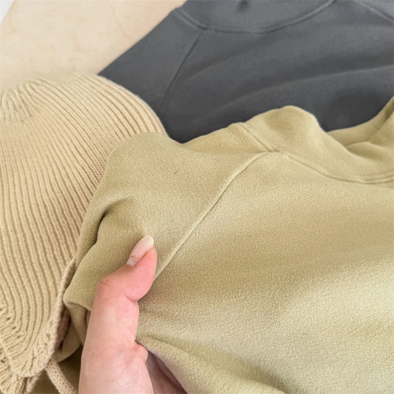 2025 Autumn Winter New Girls Long Sleeve Warm Dress Solid Children Bottoming Dress Letter Print Casual Dress Kids Cotton Clothes 12 Scf9997ddedc040b3bde2124c2cc53e6da