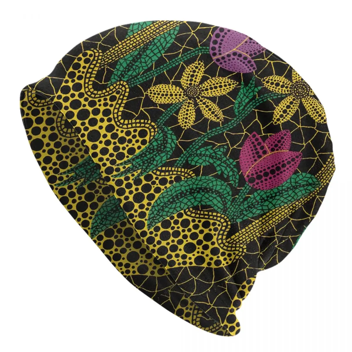 Yayoi Kusama Bonnet Beanie Knit Hat Men Women Cool Unisex Adult Colorful Flower in Basket Warm Winter Skullies Beanies Cap
Yayoi Kusama Bonnet Beanie Knit Hat Men Women Cool Unisex Adult Colorful Flower in Basket Warm Winter Skullies Beanies Cap