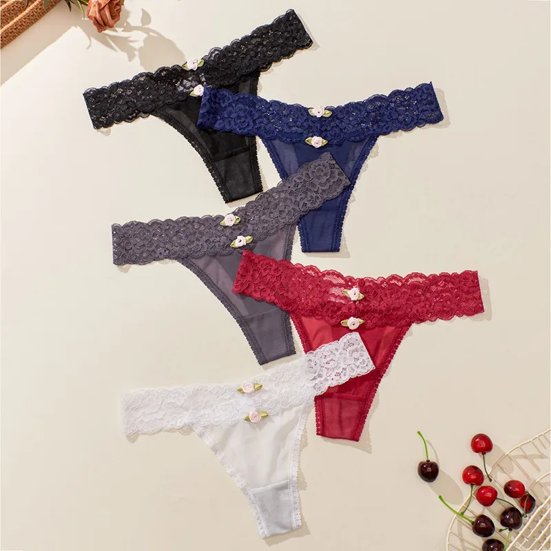 Sexy Women Thongs Lace G-String Seamless Lingerie Panties Female Underwear Panties Low-Rise Lingerie Underpants Intimates Tangas
Sexy Women Thongs Lace G-String Seamless Lingerie Panties Female Underwear Panties Low-Rise Lingerie Underpants Intimates Tangas