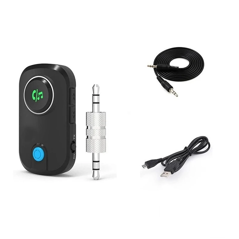 Приемник аудиопередатчика Bluetooth 5,0, беспроводной музыкальный адаптер 3 в 1 с микрофоном APTX с низкой задержкой и разъемом Aux 3,5 мм
Приемник аудиопередатчика Bluetooth 5,0, беспроводной музыкальный адаптер 3 в 1 с микрофоном APTX с низкой задержкой и разъемом Aux 3,5 мм