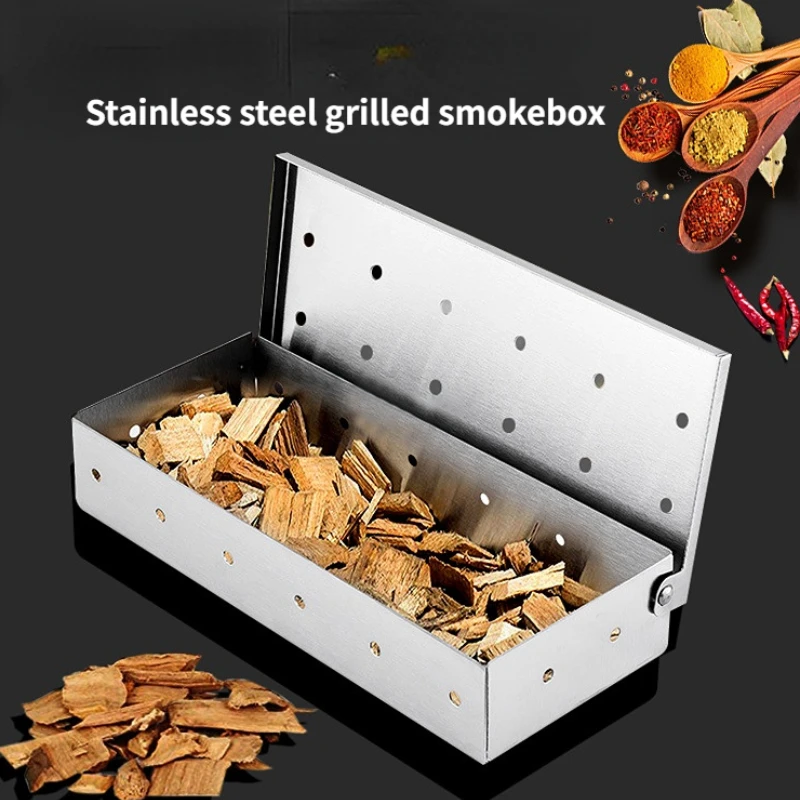 BBQ Smoker Box Wood Chips for Indoor Outdoor Charcoal Gas Barbecue Grill Meat Infused Smoke Flavor Accessories Smoker Box
BBQ Smoker Box Wood Chips for Indoor Outdoor Charcoal Gas Barbecue Grill Meat Infused Smoke Flavor Accessories Smoker Box