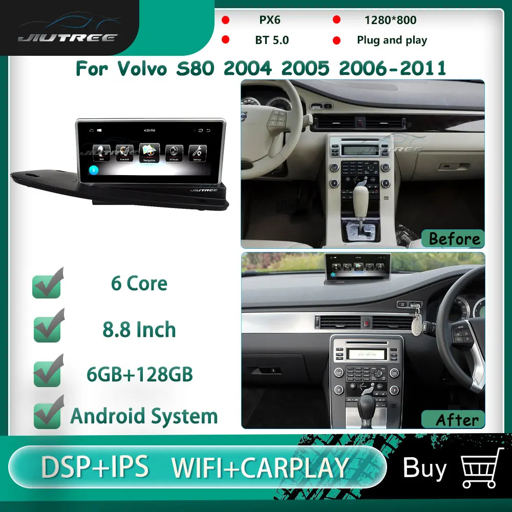 2din Android car autoradio for Volvo S80 2004-2011 Tesla style car radio multimedia player GPS DVD player 2 din stereo receiver
2din Android car autoradio for Volvo S80 2004-2011 Tesla style car radio multimedia player GPS DVD player 2 din stereo receiver