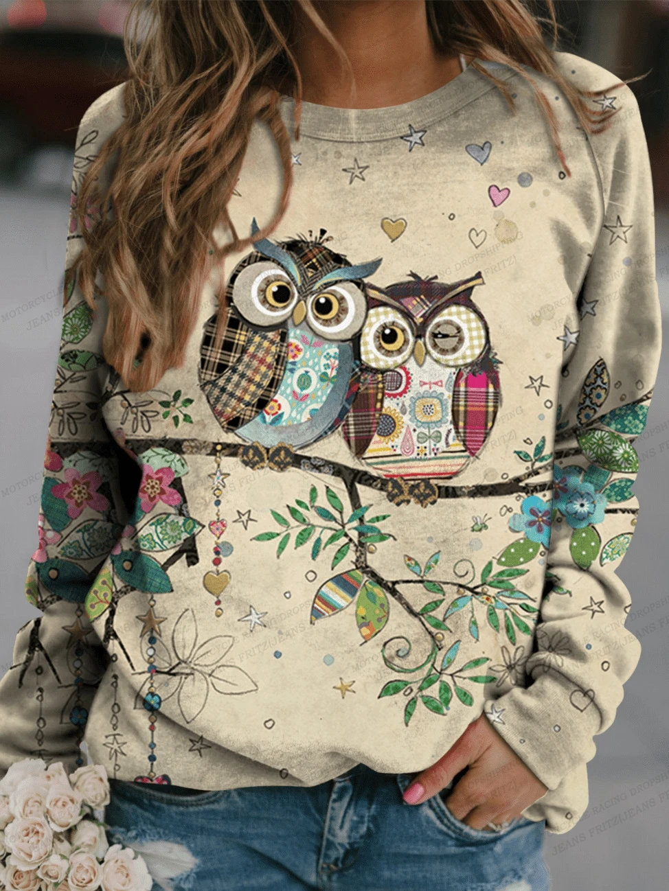 Animal Print Hoodie Women Fashion O-neck Hoodies Women Sweats Owl Hoodie Girl Coats Harajuku Long Sleeve Hoodie Cat Clothes 2023
Animal Print Hoodie Women Fashion O-neck Hoodies Women Sweats Owl Hoodie Girl Coats Harajuku Long Sleeve Hoodie Cat Clothes 2023