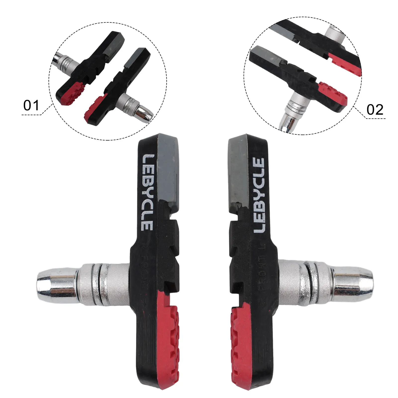 Brakes Block V Brake Pads Cycling Parts Mountain Bike Bicycle Brake Pad Brakes Block Practical Universal V-Brake Pads
Brakes Block V Brake Pads Cycling Parts Mountain Bike Bicycle Brake Pad Brakes Block Practical Universal V-Brake Pads