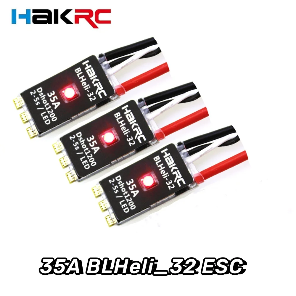 

HAKRC 35A blheli _ 32 Dshot1200 2-5S LIPO Brushless ESC Встроенная фотосессия для гоночного дрона RC FPV