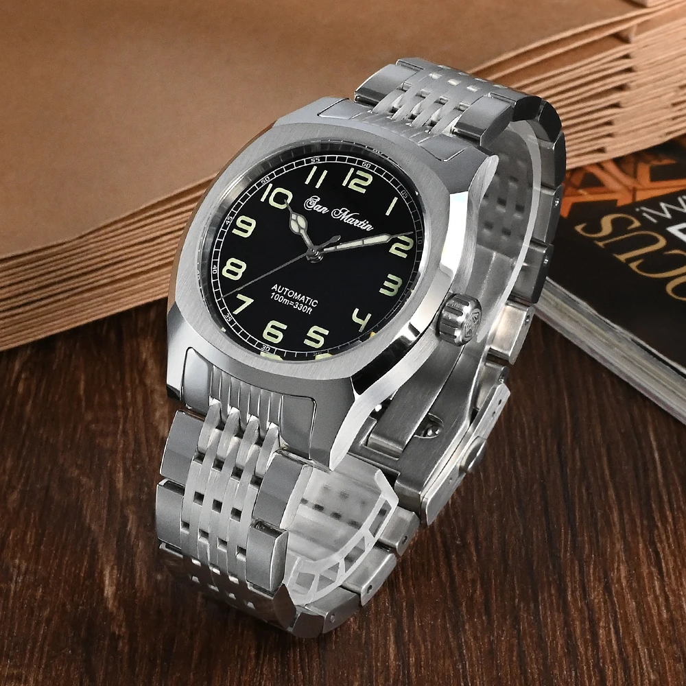 San Martin Men Sports Diver Watch Business Luxury Sapphire 10Bar Water Resistant Luminous PT5000 Automatic Mechanical Wristwatch
San Martin Men Sports Diver Watch Business Luxury Sapphire 10Bar Water Resistant Luminous PT5000 Automatic Mechanical Wristwatch