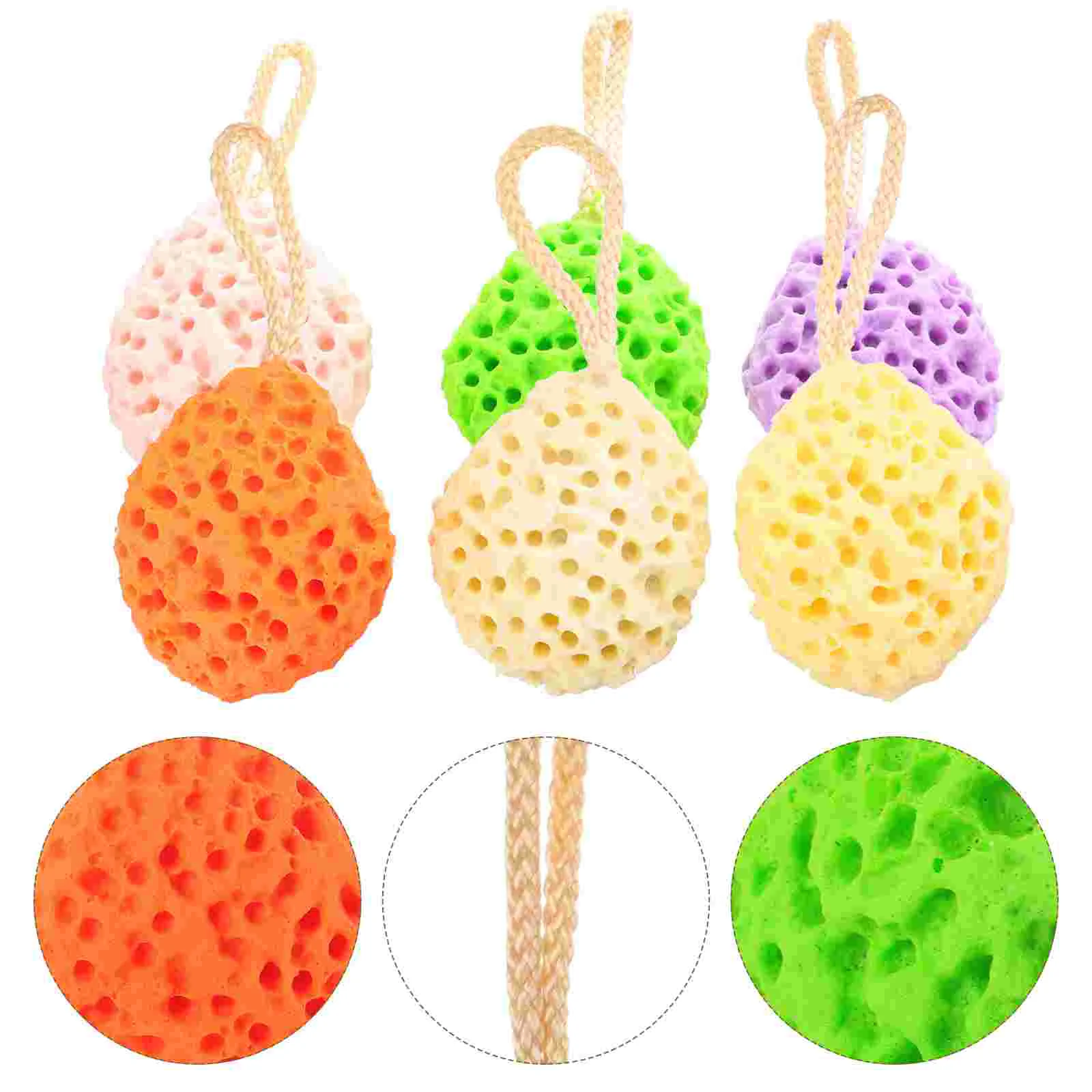 Cellular Sponge Brush Non-latex Shower Scrubbers Bathing Balls Honeycomb Style Drop-shaped Exfoliator Bathtub
Cellular Sponge Brush Non-latex Shower Scrubbers Bathing Balls Honeycomb Style Drop-shaped Exfoliator Bathtub