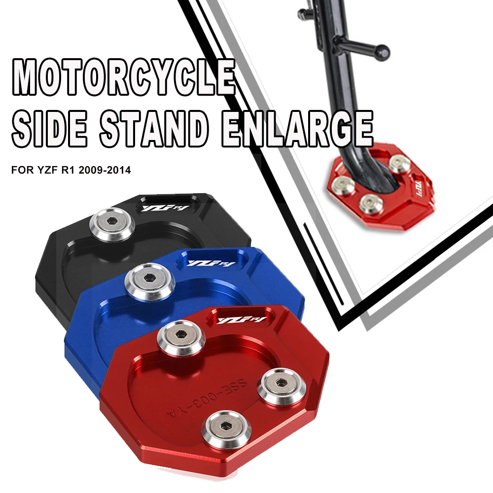 For Yamaha Yzf R1 YZF-R1 YZFR1 2009-2014 2013 2012 2011 2010 Motorcycle Foot Side Stand Enlarger Extension Kickstand Plate Pad
For Yamaha Yzf R1 YZF-R1 YZFR1 2009-2014 2013 2012 2011 2010 Motorcycle Foot Side Stand Enlarger Extension Kickstand Plate Pad