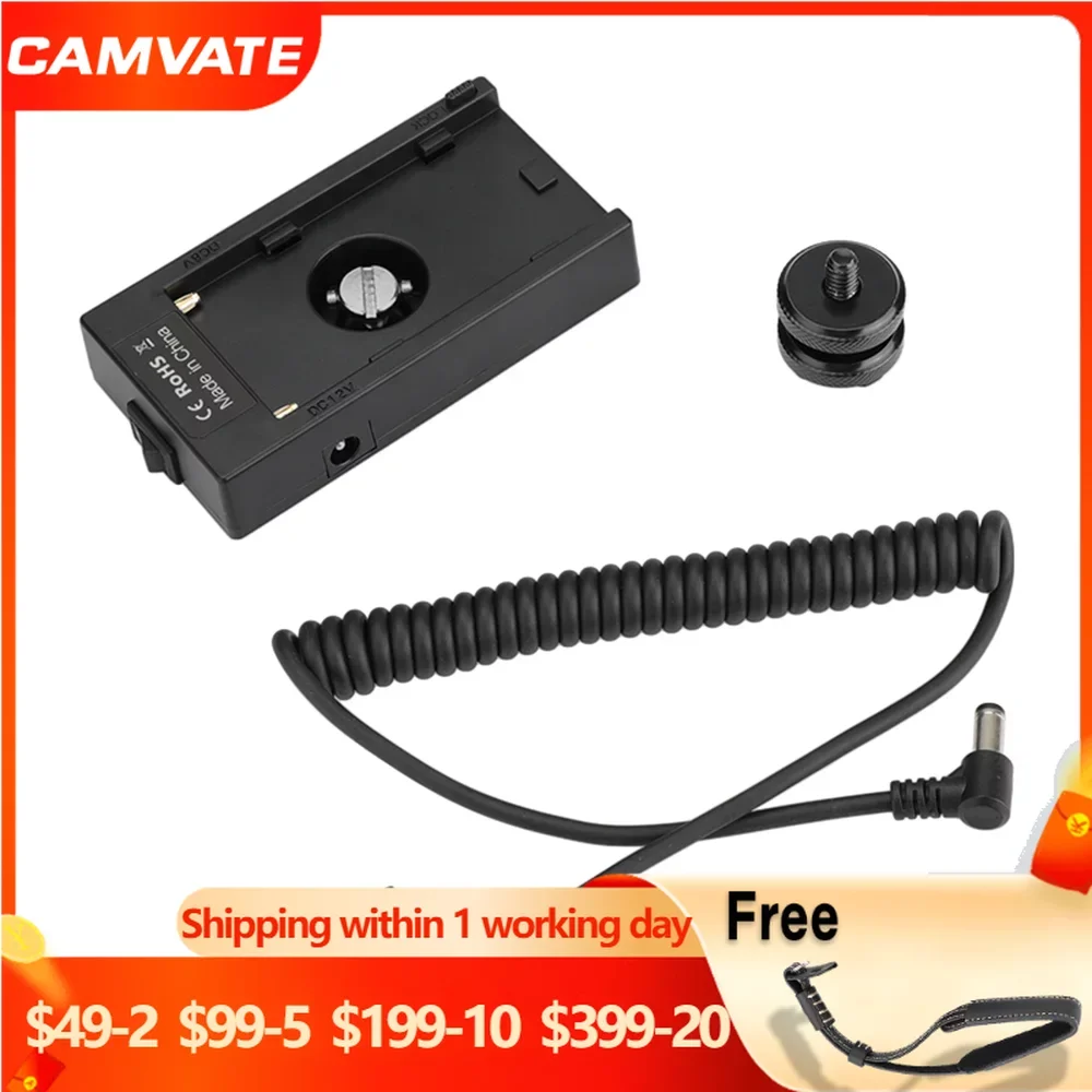 CAMVATE Sony NP-F970 адаптер для пластины аккумулятора (WY-F01B) 12V 8V Выходной адаптер питания с 1/4 "-20 горячий башмак винт для BMPCC 4K 6K
CAMVATE Sony NP-F970 адаптер для пластины аккумулятора (WY-F01B) 12V 8V Выходной адаптер питания с 1/4 "-20 горячий башмак винт для BMPCC 4K 6K