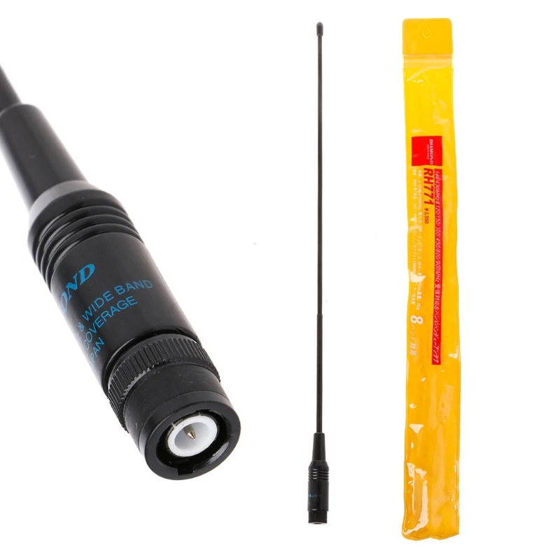 Durable RH-771 Dual Band VHF/UHF BNC Talkie Handheld Radio Antenna For TH-28A TK100 C150
Durable RH-771 Dual Band VHF/UHF BNC Talkie Handheld Radio Antenna For TH-28A TK100 C150