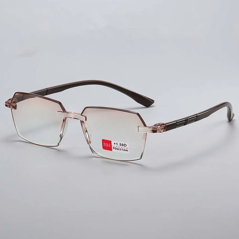 Men Presbyopic Glasses Women Frameless Anti Blue Light Hyperopia Magnifing Reading Glasses Clear Lens+1.0-+3.0 Eyewear 2023 New
Men Presbyopic Glasses Women Frameless Anti Blue Light Hyperopia Magnifing Reading Glasses Clear Lens+1.0-+3.0 Eyewear 2023 New