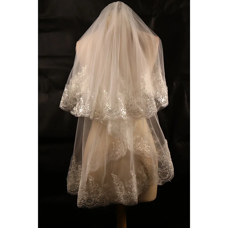 GUXQD Elegant Women Wedding Veils Two Layers Bridal Veils Short Tulle Veils Wedding Accessories
GUXQD Elegant Women Wedding Veils Two Layers Bridal Veils Short Tulle Veils Wedding Accessories