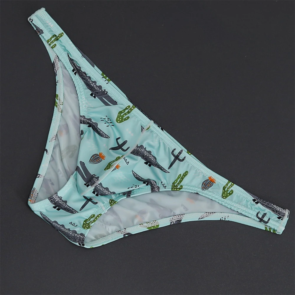 Men Sexy Ice Silk Briefs Low Waist Print Breathable Thong Smooth Elastic Bulge Pouch Underpants Thin Sheer Soft G-string
Men Sexy Ice Silk Briefs Low Waist Print Breathable Thong Smooth Elastic Bulge Pouch Underpants Thin Sheer Soft G-string