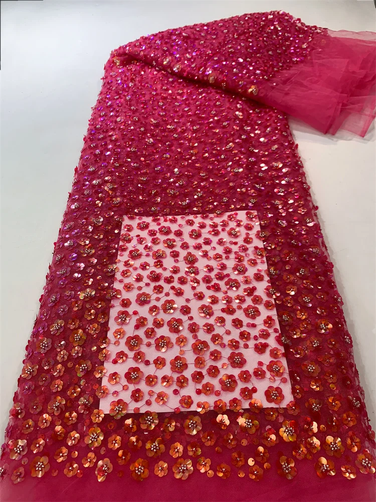 Mesh African Lace Fabric 2023 With Sequins Tulle Evening Dresses For Women Embroidery French Fashion Fabrics Sewing 5yards Cloth
Mesh African Lace Fabric 2023 With Sequins Tulle Evening Dresses For Women Embroidery French Fashion Fabrics Sewing 5yards Cloth