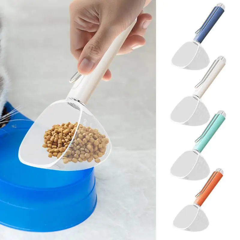 

Portable Measuring Scoop for Cat Food Scooper for Dog Food Multifunctional Cat Food Scooper Comfortable Handle Food Scoop