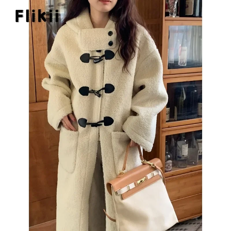 2023 Winter Casual Chic Office Lady X-long Oversized Pockets Wool Jacket Women Outerwear Parkas Loose Solid Color Warm Coat
2023 Winter Casual Chic Office Lady X-long Oversized Pockets Wool Jacket Women Outerwear Parkas Loose Solid Color Warm Coat