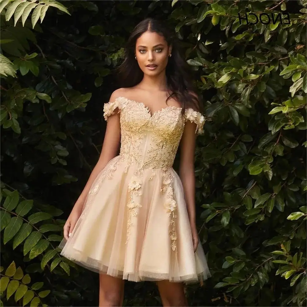 Women Off Shoulder Cocktail Dress Girls Homecoming Dresses Vintage Lace Wedding Party Evening Dress Vestidoas de Graduacion
Women Off Shoulder Cocktail Dress Girls Homecoming Dresses Vintage Lace Wedding Party Evening Dress Vestidoas de Graduacion