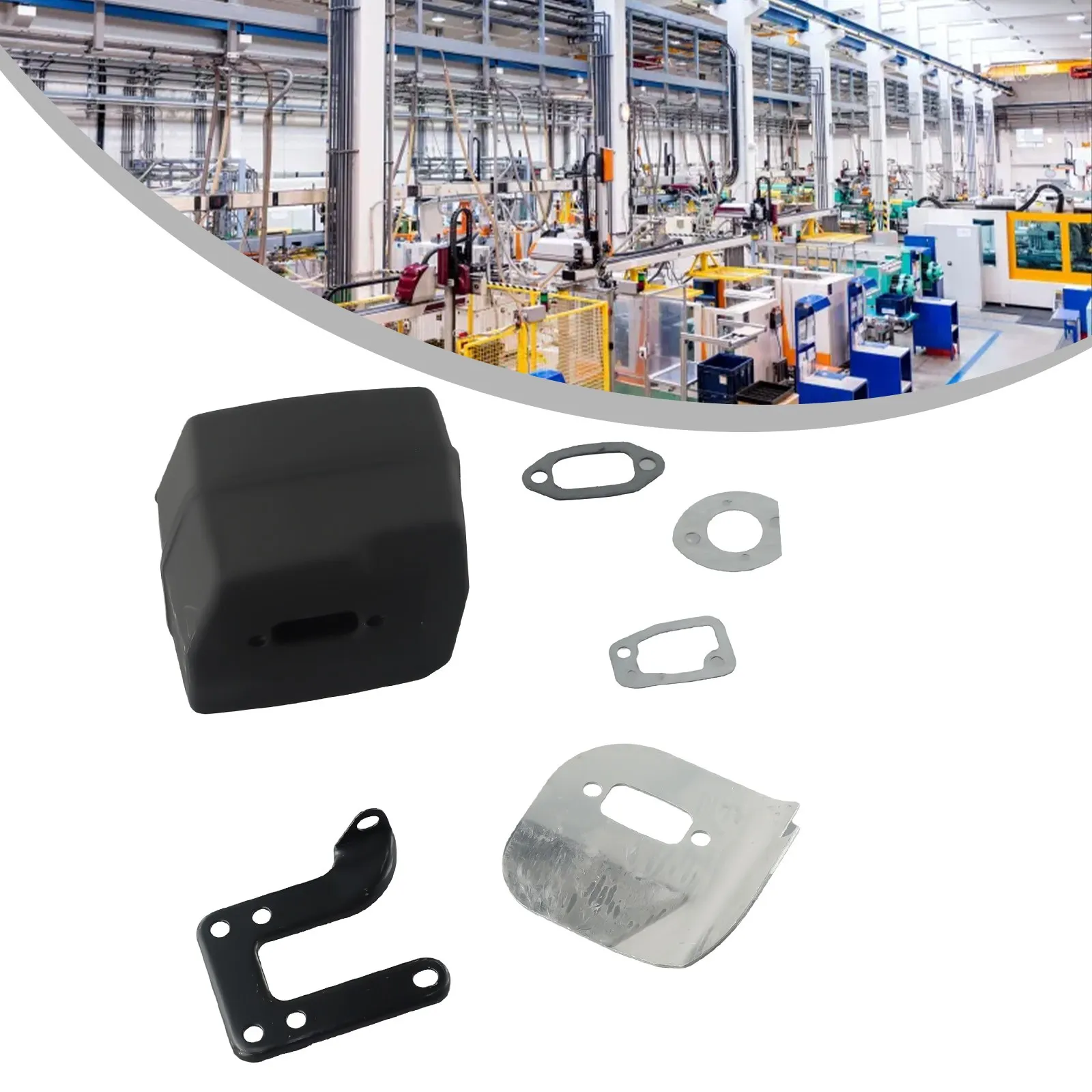 10pcs Chainsaw Exhaust Muffler Deflector Kit With Silencer Bracket For 61 268 272 272XP 268K 272S Garden Power Tool Accessories
10pcs Chainsaw Exhaust Muffler Deflector Kit With Silencer Bracket For 61 268 272 272XP 268K 272S Garden Power Tool Accessories