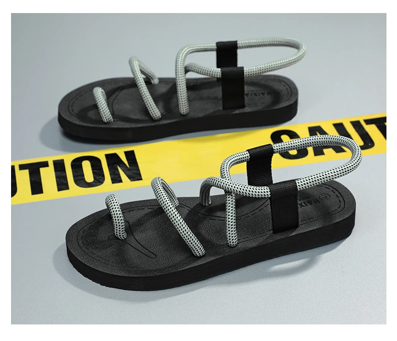 شباشب صيفية غير رسمية متينة، صنادل كاجوال صيفية للرجال سهلة الارتداء ومضادة للانزلاق للاستخدام الخارجي، شباشب للشاطئ بأصابع مفتوحة شباشب صيفية غير رسمية متينة، صنادل كاجوال صيفية للرجال سهلة الارتداء ومضادة للانزلاق للاستخدام الخارجي، شباشب للشاطئ بأصابع مفتوحة