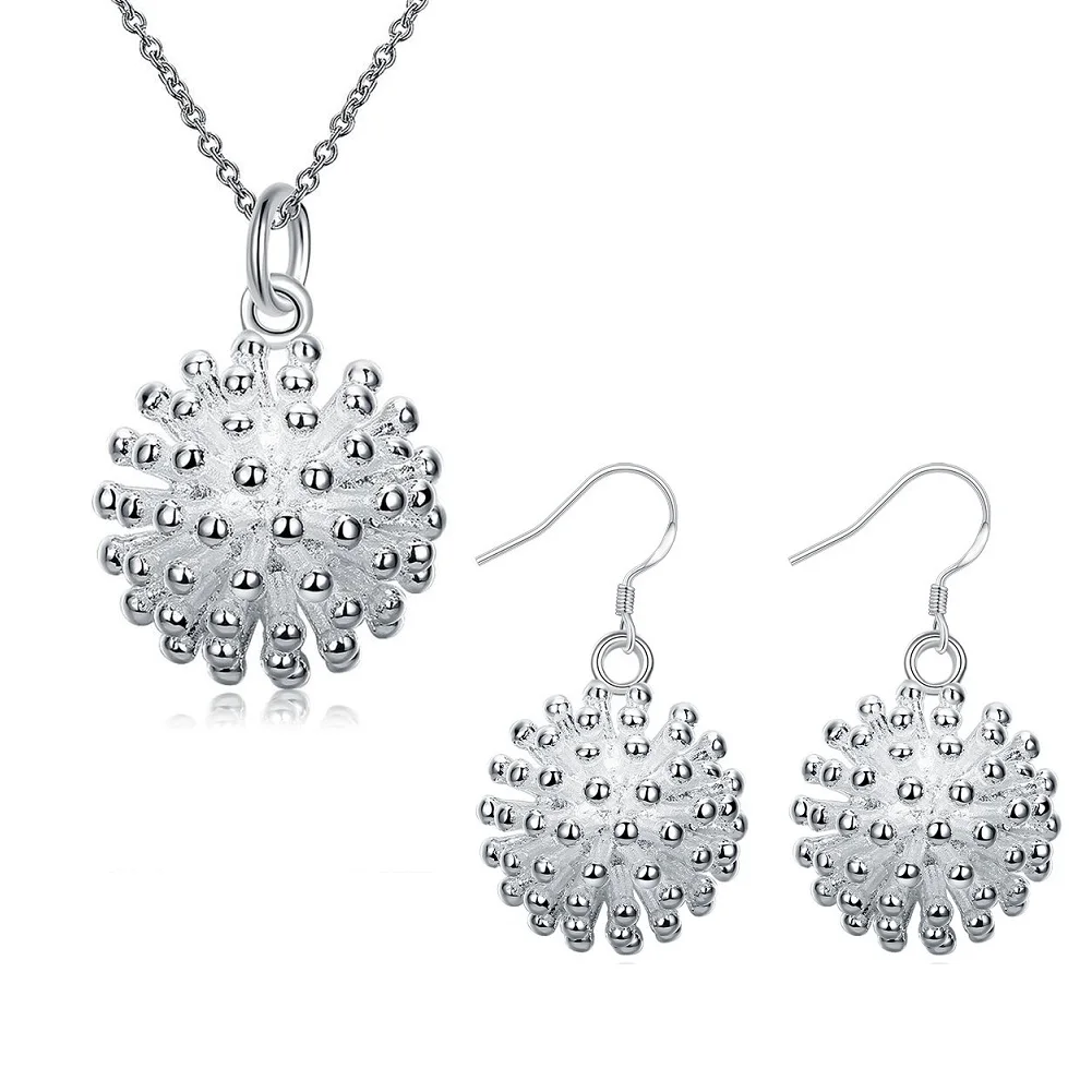 Korean Fashion Fireworks Pendant Necklace Earring 925 Sterling Silver Jewelry Set for Women Streetwear Party Wedding Gifts
Korean Fashion Fireworks Pendant Necklace Earring 925 Sterling Silver Jewelry Set for Women Streetwear Party Wedding Gifts