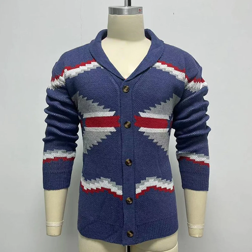 Stylish Comfy Mens Cardigan Outwear Printing Retro Thermal Vintage Breathable Button Down Coat Knitted Cardigans
Stylish Comfy Mens Cardigan Outwear Printing Retro Thermal Vintage Breathable Button Down Coat Knitted Cardigans