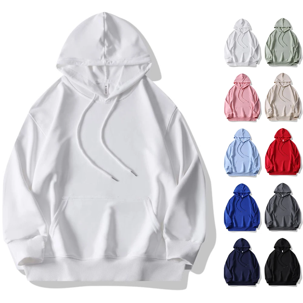 

Drop Shoulder Lightweight Hoodie Men Wholesale Fashion Hooded Sweatshirt Unisex Blank White Hoodie For Men Sudadera Para Hombre