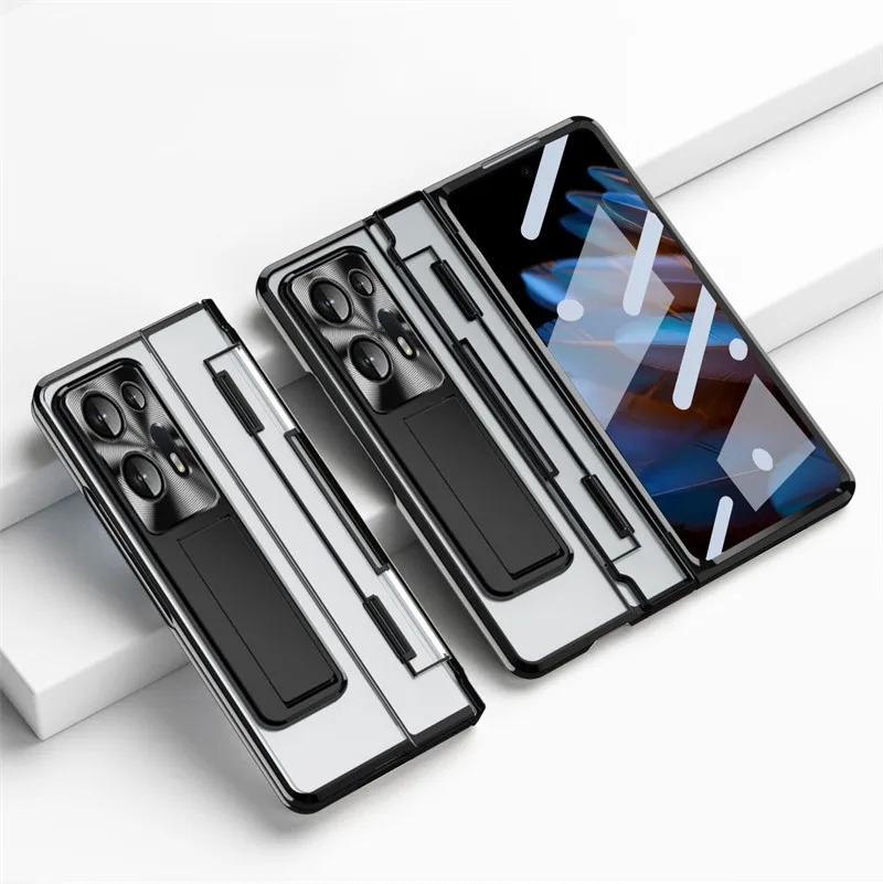 For OPPO Find N2 Case Plating Clear Hinge Hard PC Shockproof Cover For OPPO Find N2 With Screen Protector Glass
For OPPO Find N2 Case Plating Clear Hinge Hard PC Shockproof Cover For OPPO Find N2 With Screen Protector Glass