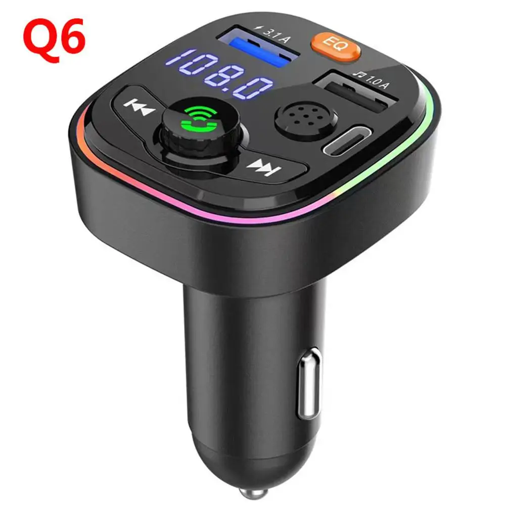 Q6 Car MP3 Music Player Radio FM Transmitter Dual USB Fast Charging Adapter Hands Free Car Kit With Pressure Gauge
Q6 Car MP3 Music Player Radio FM Transmitter Dual USB Fast Charging Adapter Hands Free Car Kit With Pressure Gauge