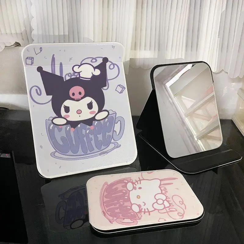 Sanrio Kawaii Cinnamoroll Makeup Mirror My Melody Kuromi Cartoon Anime Student Double-Sided Mirror Portable Girls Christmas Gift
Sanrio Kawaii Cinnamoroll Makeup Mirror My Melody Kuromi Cartoon Anime Student Double-Sided Mirror Portable Girls Christmas Gift