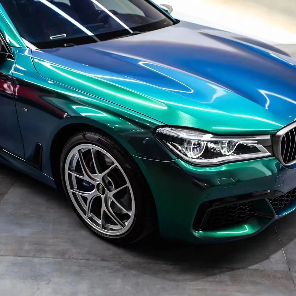 Wrapmaster color shift PET Diamond Aurora Green vehicle Wraps Vinyl wrapping film
Wrapmaster color shift PET Diamond Aurora Green vehicle Wraps Vinyl wrapping film