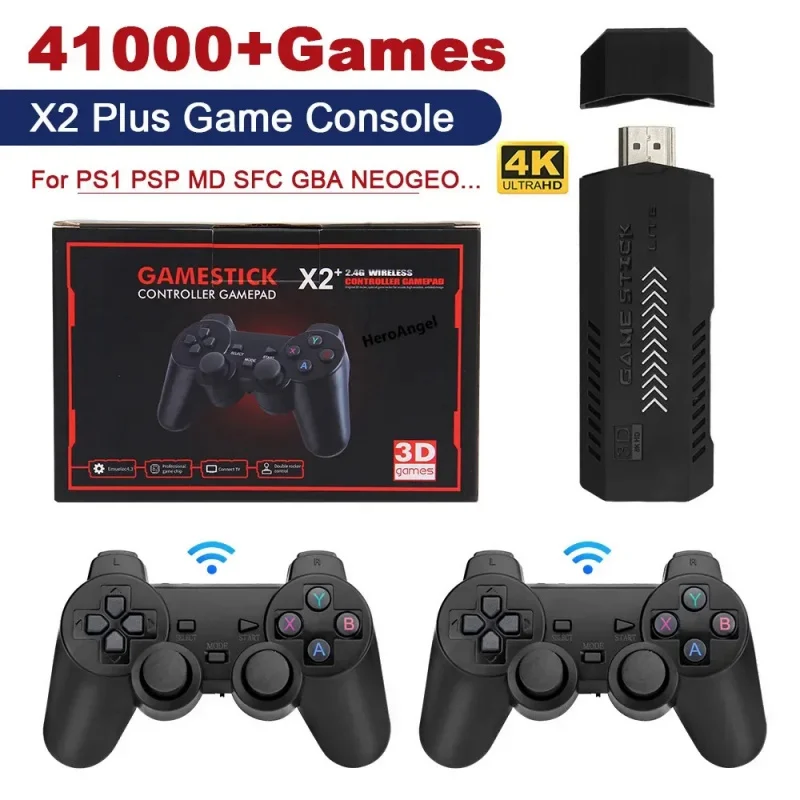 X2 Plus 256G 50000 Games GD10 Pro 4K Game Stick 3D HD Retro Video Game Console Wireless Controller TV 50 Emulator For PS1/N64/DC
X2 Plus 256G 50000 Games GD10 Pro 4K Game Stick 3D HD Retro Video Game Console Wireless Controller TV 50 Emulator For PS1/N64/DC