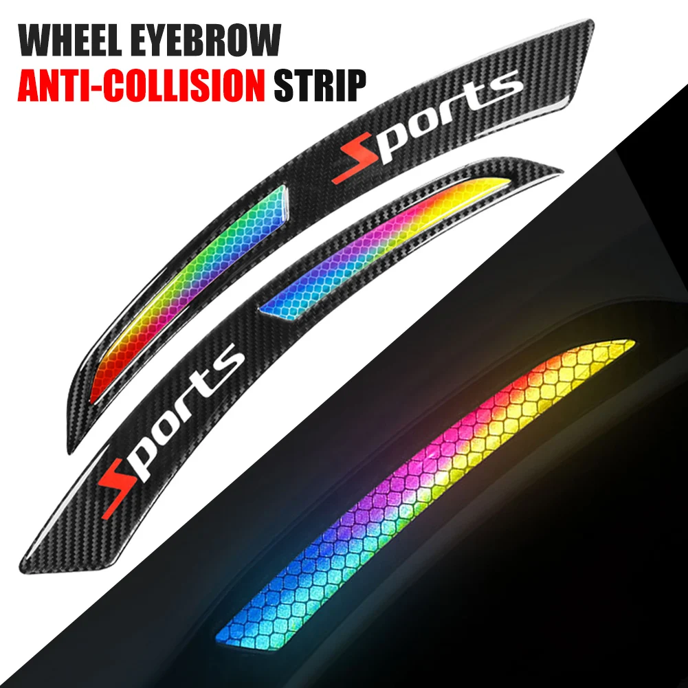 2Pcs Car Wheel Arch Trim Reflective Anti-collision Strip Universal Fender Flare Edge Trim Protector Carbon Fiber Wheel Eyebrow
2Pcs Car Wheel Arch Trim Reflective Anti-collision Strip Universal Fender Flare Edge Trim Protector Carbon Fiber Wheel Eyebrow
