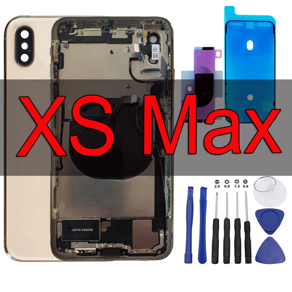 Полная сборка корпуса для iPhone Xs Max 6,5 дюйма задняя крышка батарейного отсека стекло средняя рамка панель Крышка шасси Замена с деталями
Полная сборка корпуса для iPhone Xs Max 6,5 дюйма задняя крышка батарейного отсека стекло средняя рамка панель Крышка шасси Замена с деталями