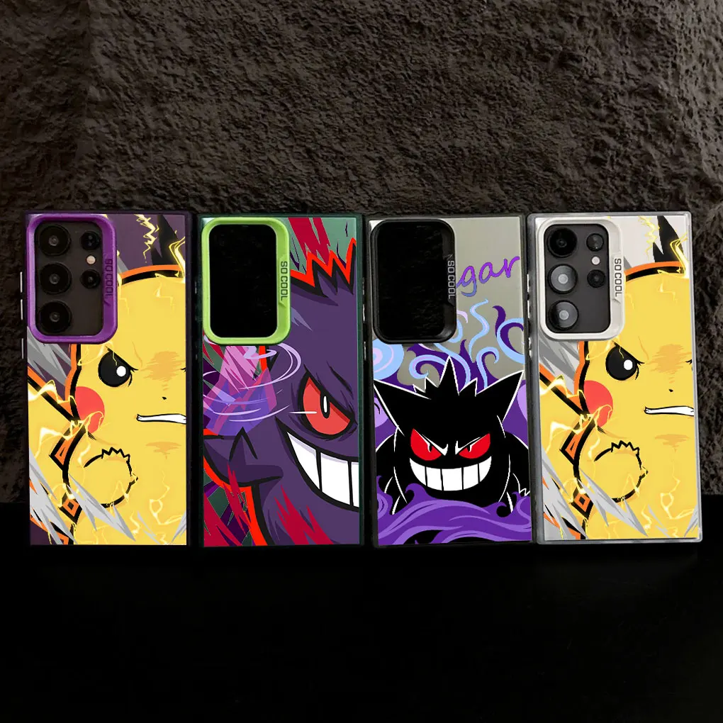Cool Gengar Pikachus Pokemons S25 Case For Samsung S25 S24 Ultra 5G Carcasa For Galaxy S23 S22 S21 FE S20 Ultra Plus Phone Cover Cool Gengar Pikachus Pokemons S25 Case For Samsung S25 S24 Ultra 5G Carcasa For Galaxy S23 S22 S21 FE S20 Ultra Plus Phone Cover