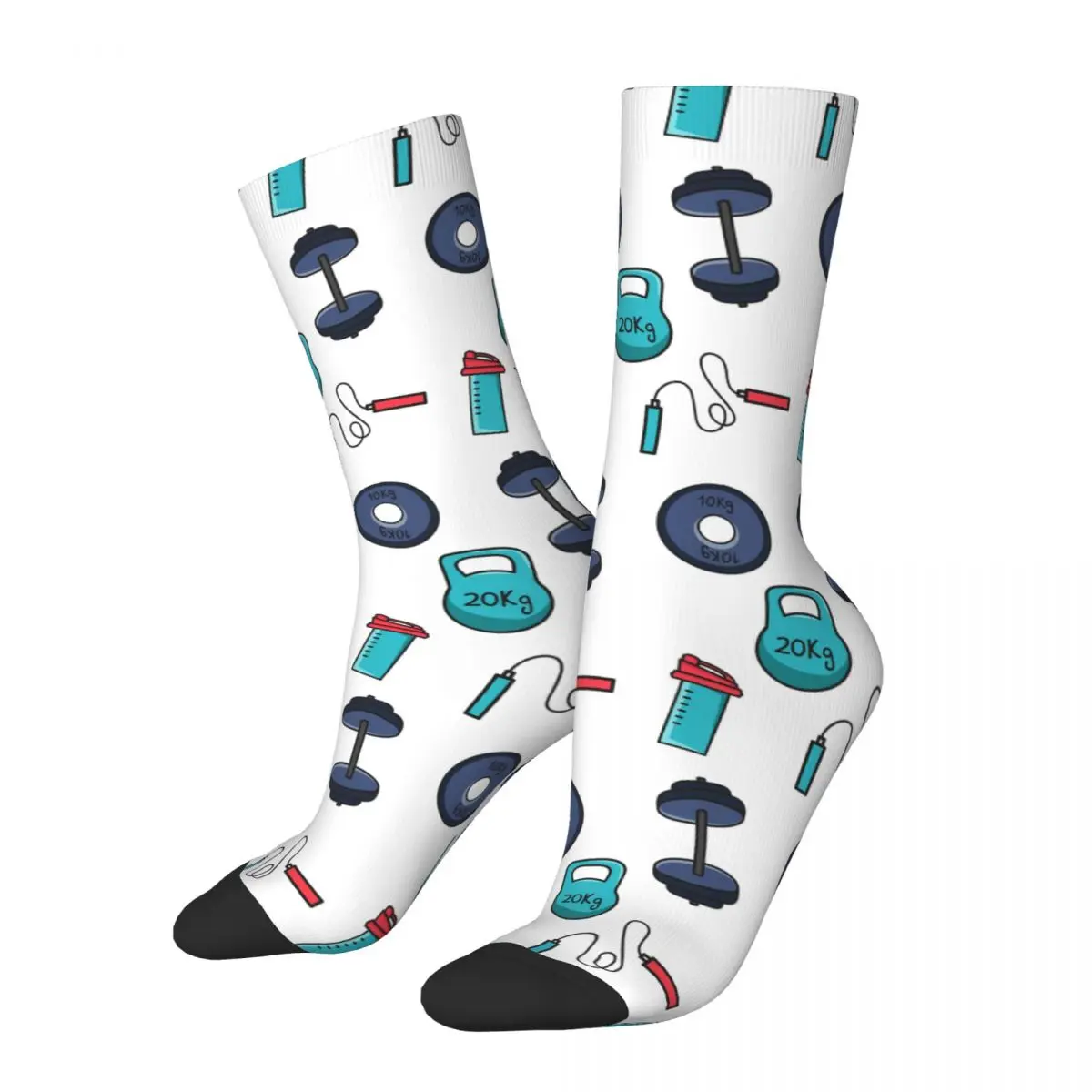 Gym Essentials Shaker, Kettlebell, Dumbbells, Rope Socks Harajuku Super Soft Stockings All Season Long Socks Accessories Unisex
Gym Essentials Shaker, Kettlebell, Dumbbells, Rope Socks Harajuku Super Soft Stockings All Season Long Socks Accessories Unisex