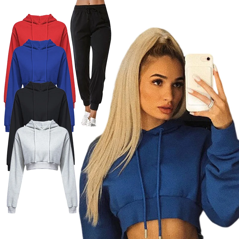 2023 Autumn/Winter Women's Solid Color Warm Short Open Umbilical Sweater Pullover and Women's Pants Sports Set
2023 Autumn/Winter Women's Solid Color Warm Short Open Umbilical Sweater Pullover and Women's Pants Sports Set